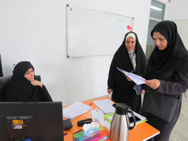 بازدید رئیس نظارت استان و تیم نظارتی سازمان مرکزی از چهارمین روز برگزاری آزمون ارزیابی داوطلبان ورود به دانشگاه فرهنگیان مرکز شهید باهنر تهران  2