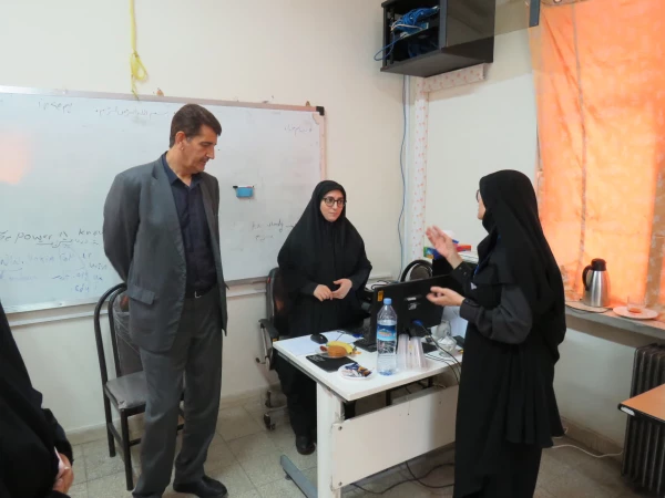 بازدید رئیس نظارت استان و تیم نظارتی سازمان مرکزی از چهارمین روز برگزاری آزمون ارزیابی داوطلبان ورود به دانشگاه فرهنگیان مرکز شهید باهنر تهران  5