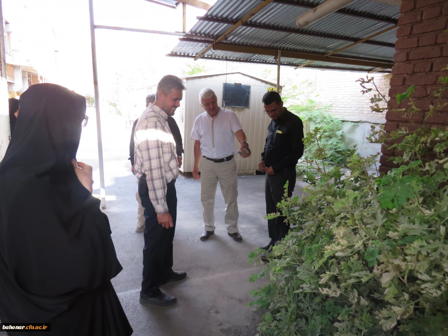 بازدید شهردار ناحیه ۱ منطقه ۱۱ از مرکز آموزش عالی شهید باهنر  4