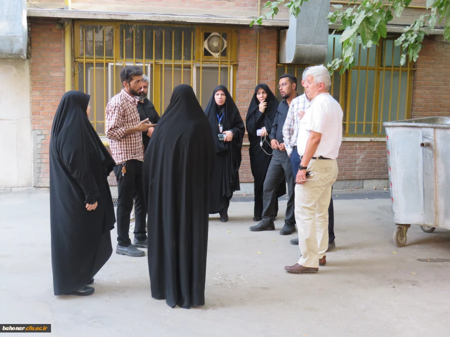 بازدید شهردار ناحیه ۱ منطقه ۱۱ از مرکز آموزش عالی شهید باهنر  4