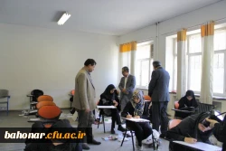بازدید معاون دانشجویی دانشگاه فرهنگیان و رئیس دانشگاه هنرهای اسلامی استاد فرشچیان از آزمون عملی کنکور هنر در مرکز شهید باهنر 2