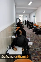 بازدید معاون دانشجویی دانشگاه فرهنگیان و رئیس دانشگاه هنرهای اسلامی استاد فرشچیان از آزمون عملی کنکور هنر در مرکز شهید باهنر 3