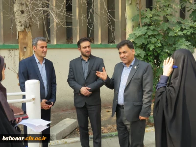 بازدید مسئولان استان از فضای مرکز آموزش عالی شهید باهنر جهت آماده سازی برای آغاز سال تحصیلی جدید