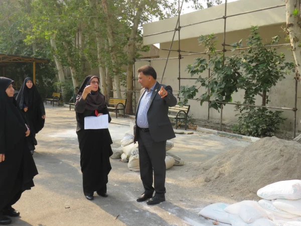 بازدید مسئولان استان از فضای مرکز آموزش عالی شهید باهنر جهت آماده سازی برای آغاز سال تحصیلی جدید 2