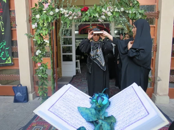  بدرقه کاروان اربعین دانشجو معلمان دختر تهران 3