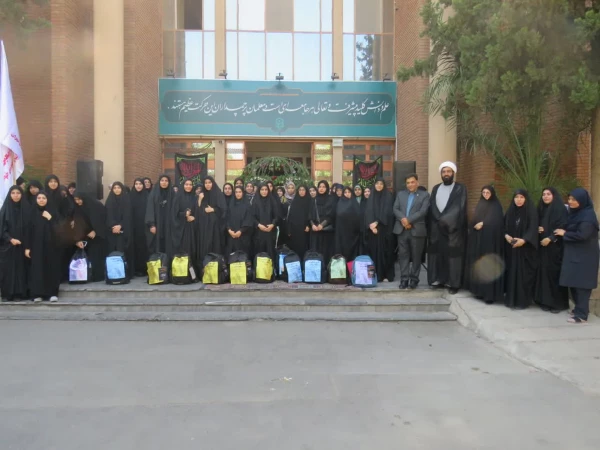 بدرقه کاروان اربعین دانشجو معلمان دختر تهران 4