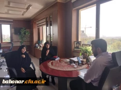 نشست رئیس مرکز آموزش عالی شهید باهنر با شهردار منطقه ۱۱ 3