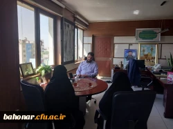 نشست رئیس مرکز آموزش عالی شهید باهنر با شهردار منطقه ۱۱ 4