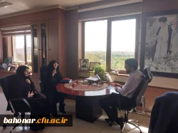 نشست رئیس مرکز آموزش عالی شهید باهنر با شهردار منطقه ۱۱ 5