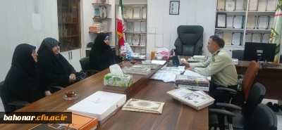 بازدید مسئولان مرکز آموزش عالی شهید باهنر از کلانتری جامی به مناسبت هفته نیروی انتظامی