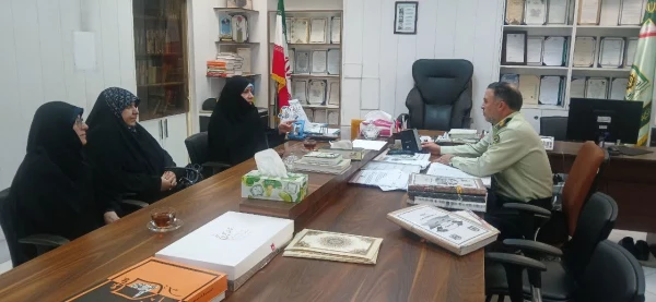 بازدید مسئولان مرکز آموزش عالی شهید باهنر از کلانتری جامی به مناسبت هفته نیروی انتظامی 2