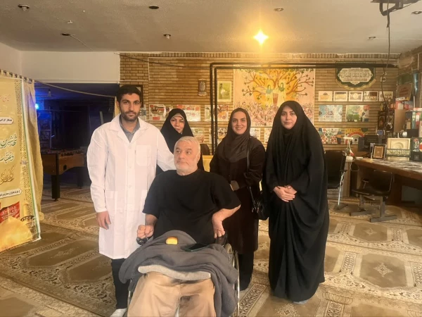 بازدید از آسایشگاه جانبازان 3