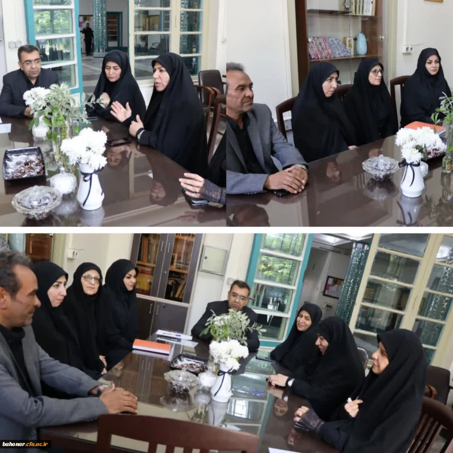 سومین جلسه حوزه معاونت آموزشی در دانشکده علوم تربیتی شهید باهنر تهران 2