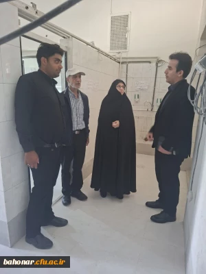 بازدید معاونت محترم اموردانشجویی استان تهران از پیشرفت عملیات بهسازی خوابگاه دانشکده علوم تربیتی باهنر