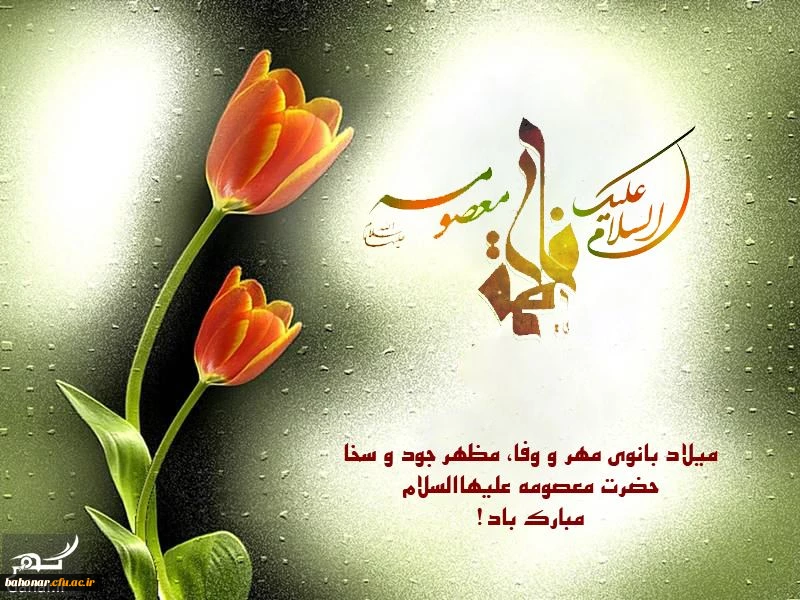 ولاذت با سعادت حضرت معصومه و روز دختر و آغاز دهه کرامت بر همگان مبارک 2