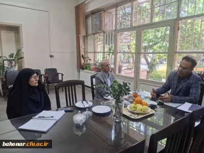 بازدید آقای مهندس مجاوری از پروژه های دانشکده علوم تربیتی شهید باهنر
