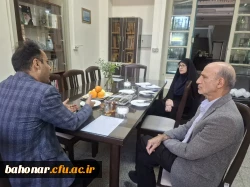 بازدید آقای مهندس مجاوری از پروژه های دانشکده شهید باهنر 3