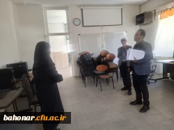 بازدید آقای مهندس مجاوری از پروژه های دانشکده شهید باهنر 5